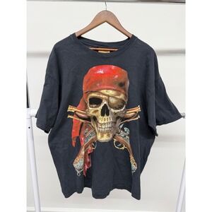 Vintage‎ The Mountain Pirate T Shirt Black Size Large